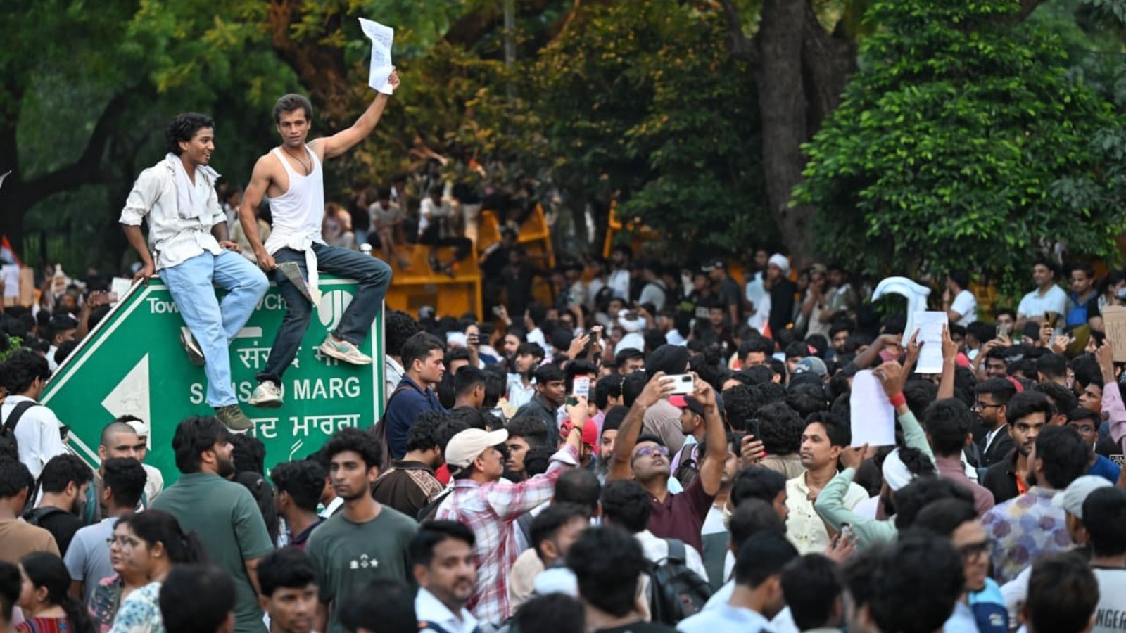 cjp government talks neet paper leak sonam wangchuk ends hunger strike dharmendra pradhan protest
