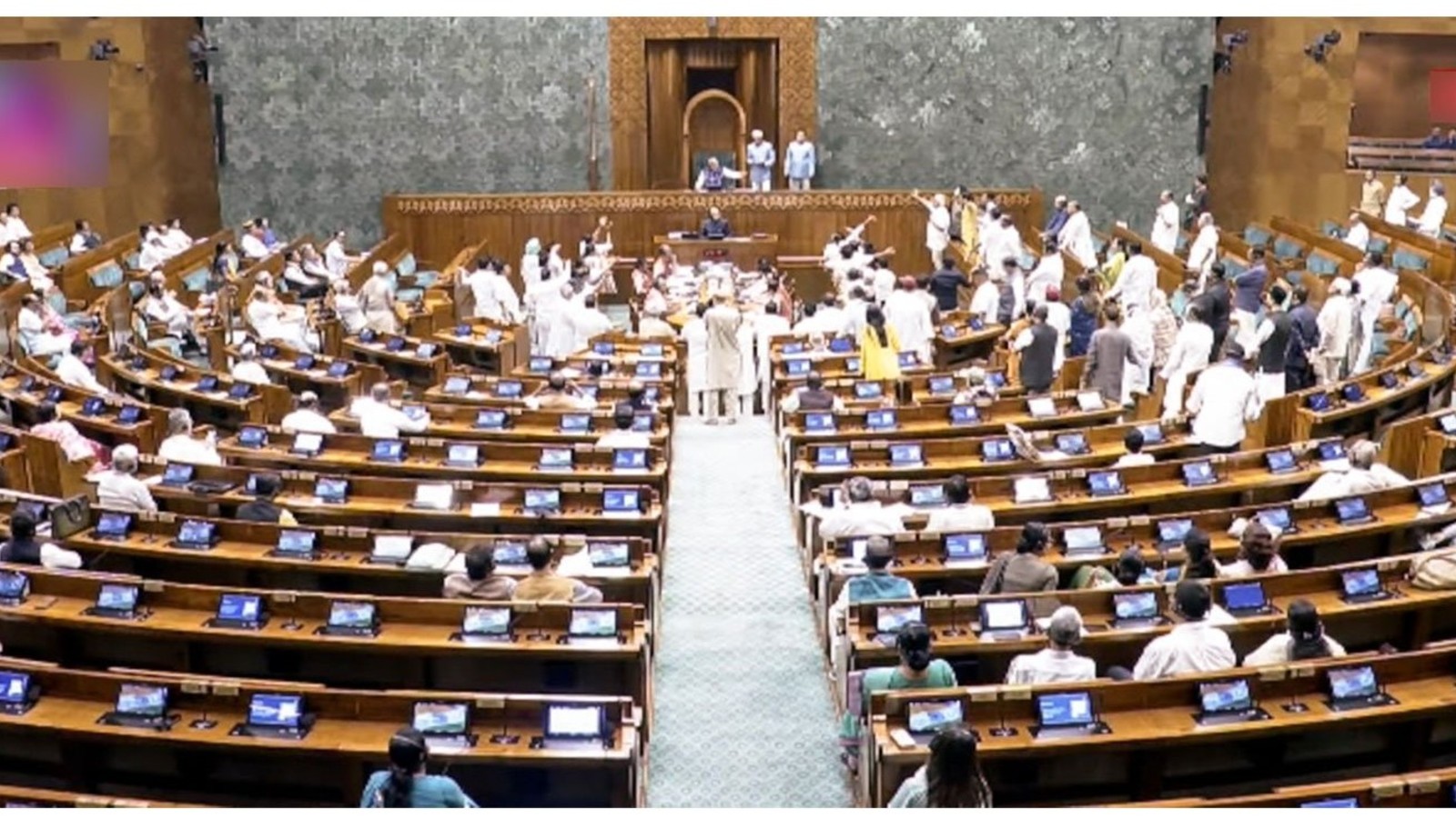 anti paper leak bill 2026 lok sabha opposition protest amit shah neet parliament