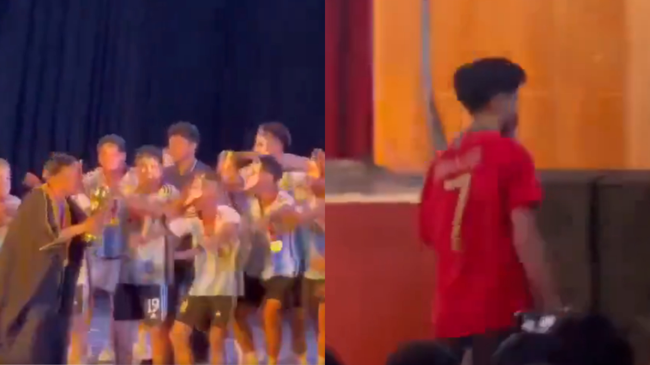 Vietnamese Students Perfectly Recreate Messi’s World Cup Lift and Ronaldo’s Tunnel Walk (WATCH)