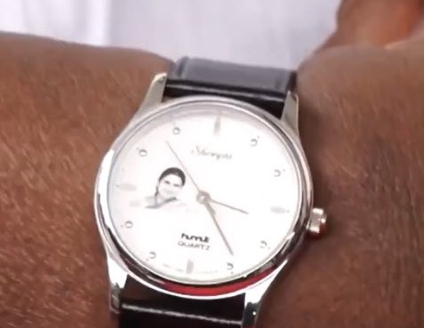 HD Kumaraswamy wear watch featuring late mother chennamma s portait rav