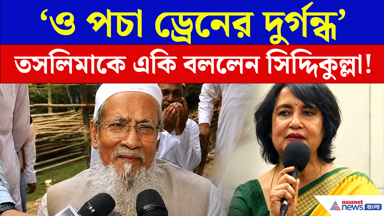 Siddiqullah on Taslima: 'ও না হিন্দু, না মুসলমান, ও পচা ড্রেনের দুর্গন্ধ' তসলিমাকে একি বললেন সিদ্দিকুল্লা চৌধুরী!