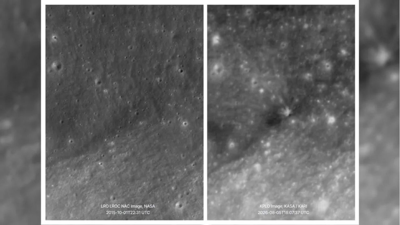 SpacceX Moon Crash