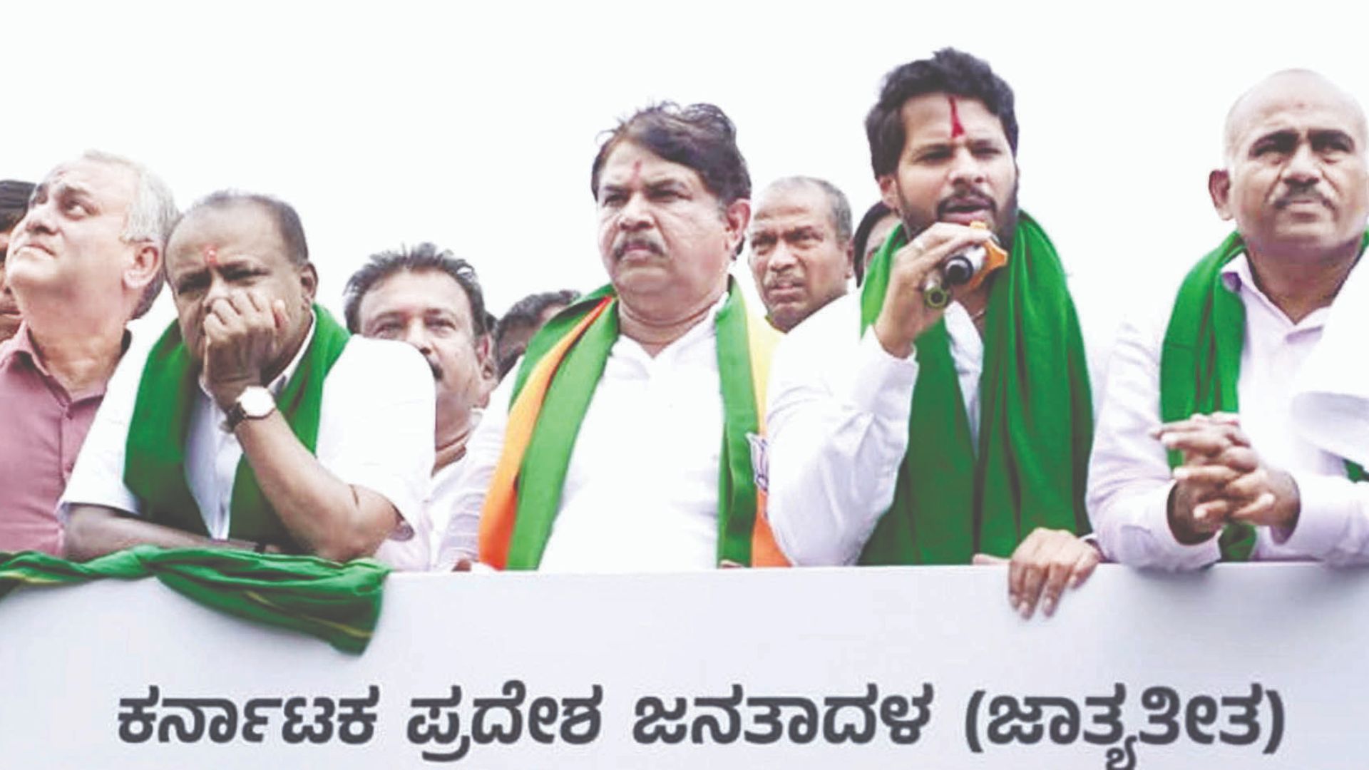 Bidadi JDS padayatra