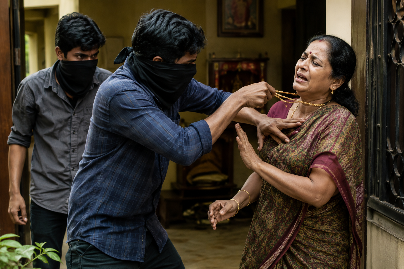 Bengaluru Shocker: Men Pose as Tenants, Assault 59-Year-Old Woman, Snatch Gold Chain