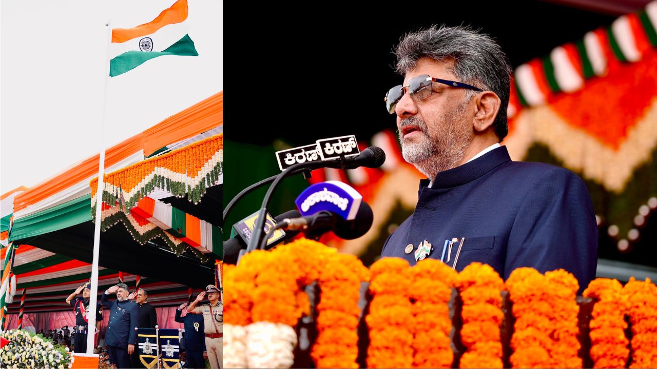 Independence day DK Shivakumar