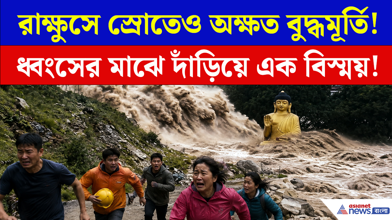 Nepal Flood Viral Video: সব গিলে খেলেও অক্ষত বুদ্ধমূর্তি! চিতওয়ানের নারায়ণী নদীতে একী ঘটল? অবাক নেটদুনিয়া