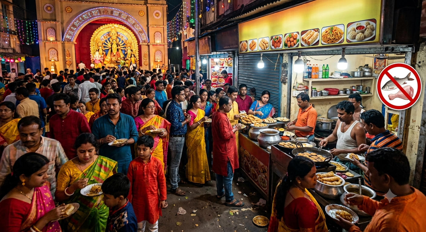 Durga Puja: দুর্গা পুজোর মণ্ডপ চত্ত্বরে আমিষ খাবার আর নয়! কমিটিগুলিকে আর্জি VHP-র