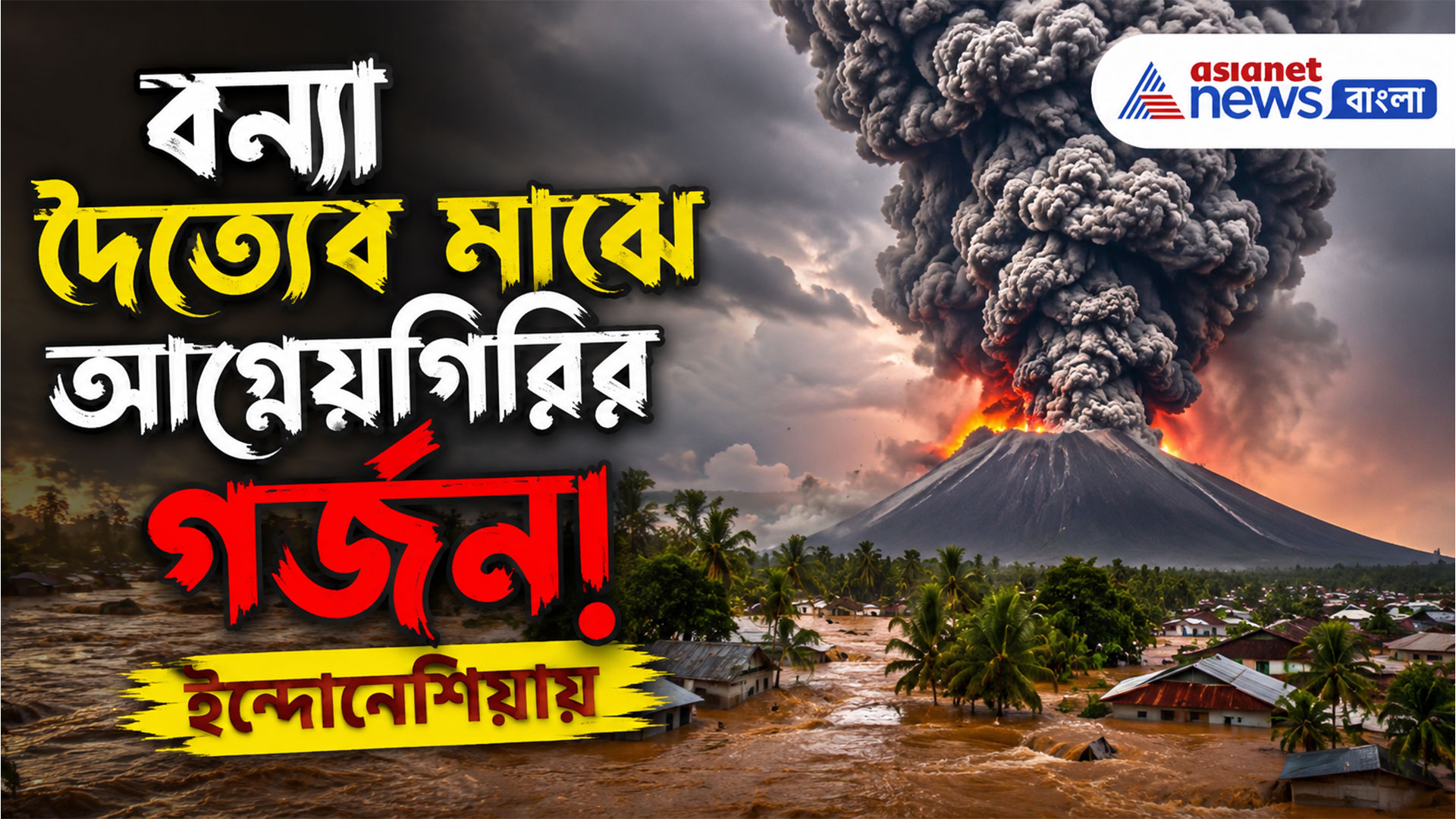 Indonesia Volcano: হঠাৎ ভয়াবহ অগ্ন্যুৎপাত! ৩৫০০ মিটার উঁচু ছাইয়ের মেঘে ঢাকল আকাশ