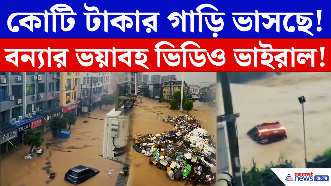 China Flood Latest News: জলে ভাসছে কোটি টাকার গাড়ি! দোতলা বাড়ি সমান জল, ভাইরাল ভিডিও