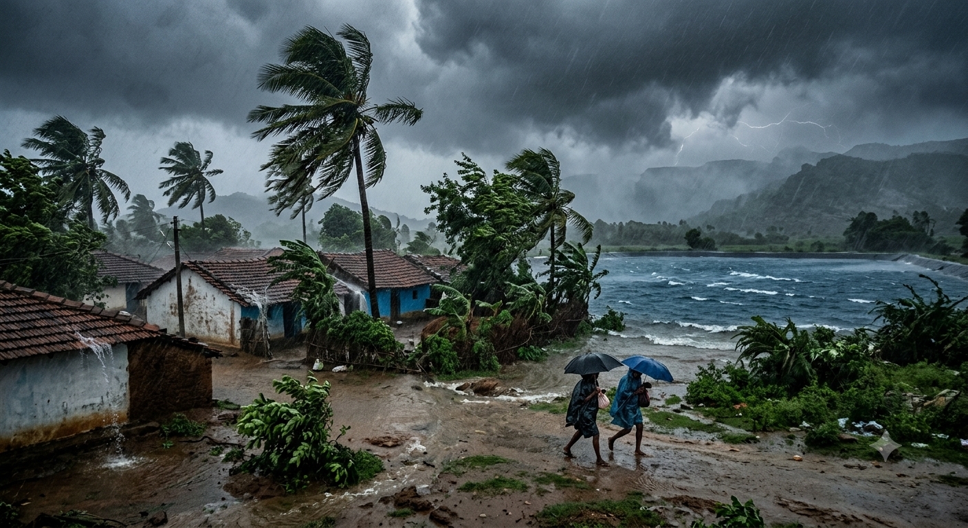 Heavy Rain Alert in West Bengal: Orange Alert for 5 Districts, Thunderstorms and Gusty Winds Elsewhere