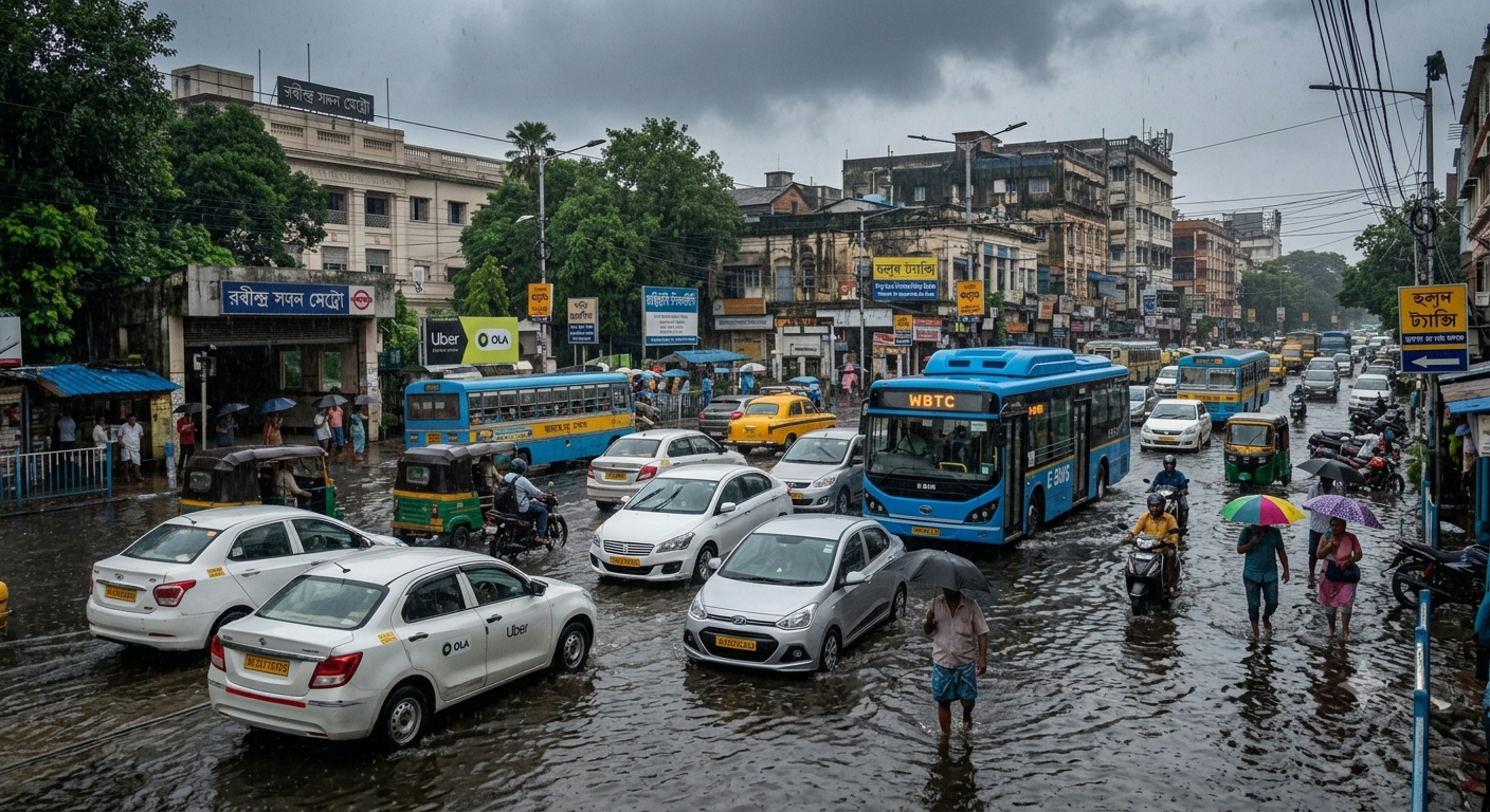 West Bengal Weather: Heavy Rain Alert In North Bengal As Bay of Bengal Low-Pressure System Intensifies