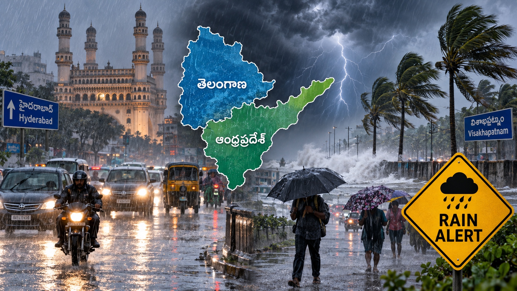 Andhra Pradesh, Telangana Weather Update: Heavy Rain Alert, IMD Warns Of More Downpours