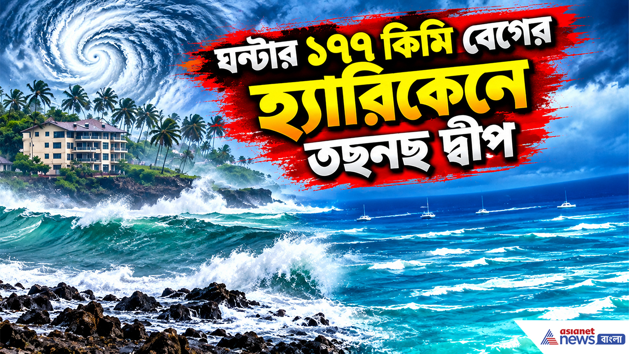 Hurricane Lowell Latest Update: ১৭৭ কিমি বেগের হ্যারিকেনে সব তছনছ! ধ্বংসাবশেষে ঢেকে গেল রাস্তা, ভাইরাল ভিডিও