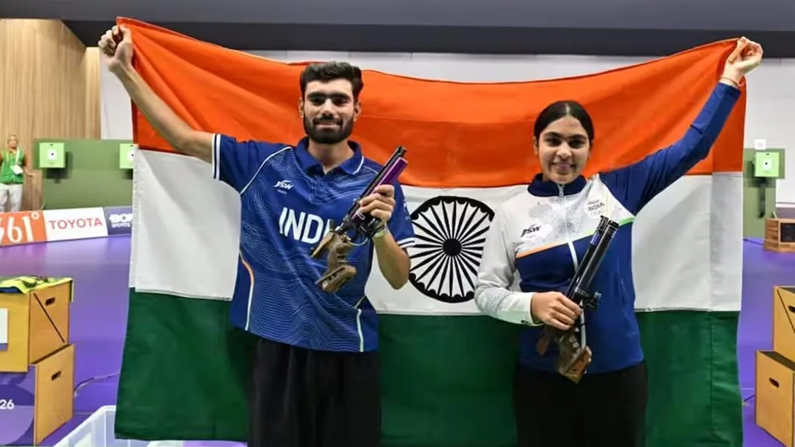India Shooting Gold in Asian games