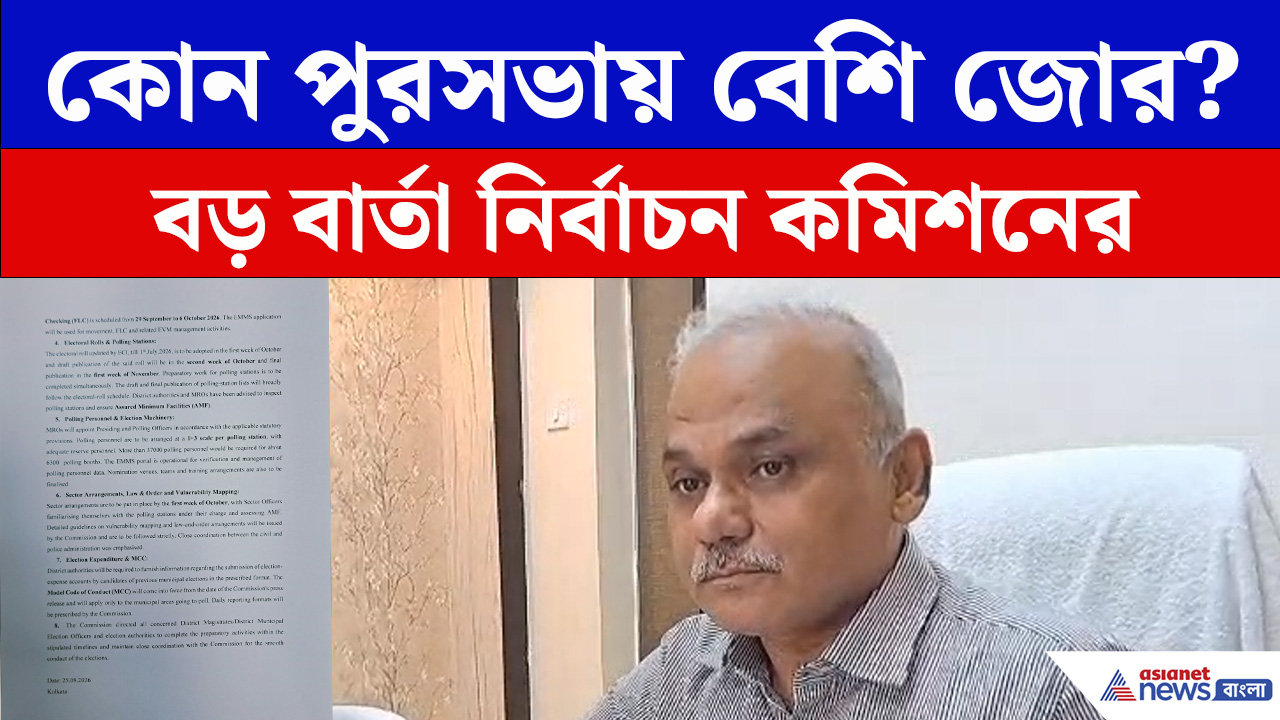 আসন্ন পৌরসভা ও পুরসভা ভোট নিয়ে তালিকা ও নির্দেশিকা প্রকাশ নির্বাচন কমিশনের