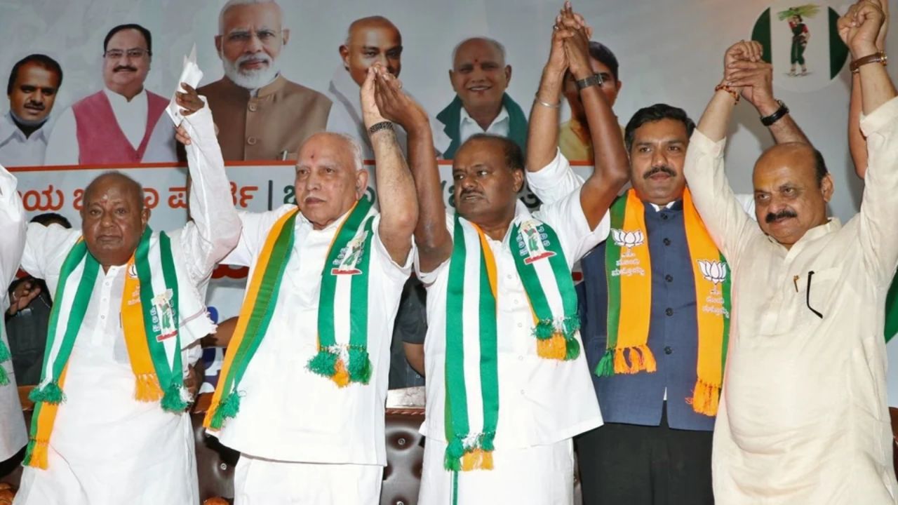 HD Kumaraswamy BY Vijayendra