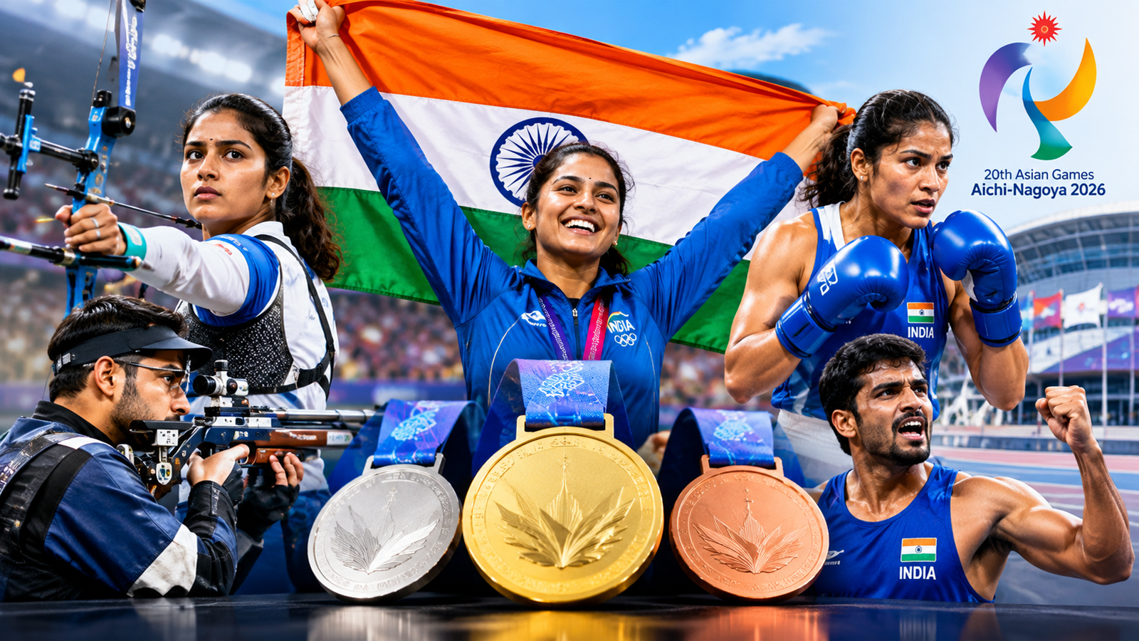 Asian Games 2026 India Medal Tally