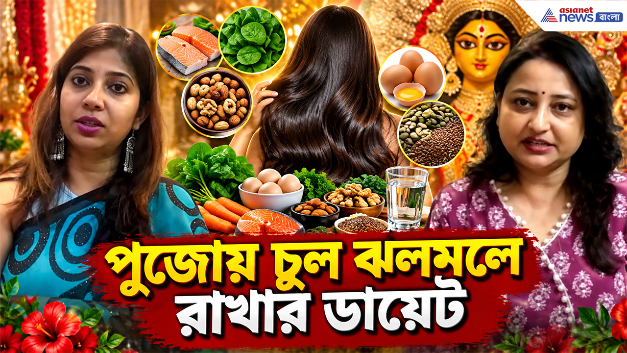 Hair Care Diet: পুজোর আগে চুল পড়া বন্ধ, খুশকি দূর! কোন ডায়েটে ঝলমলে হবে চুল? জেনে নিন ডায়াটেশিয়ানের টিপস