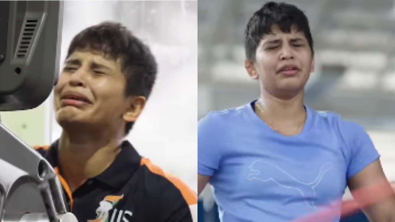 Asian Games 2026: Silver Medalist Antim Panghal's Old Video of Breaking Down During Training Goes Viral