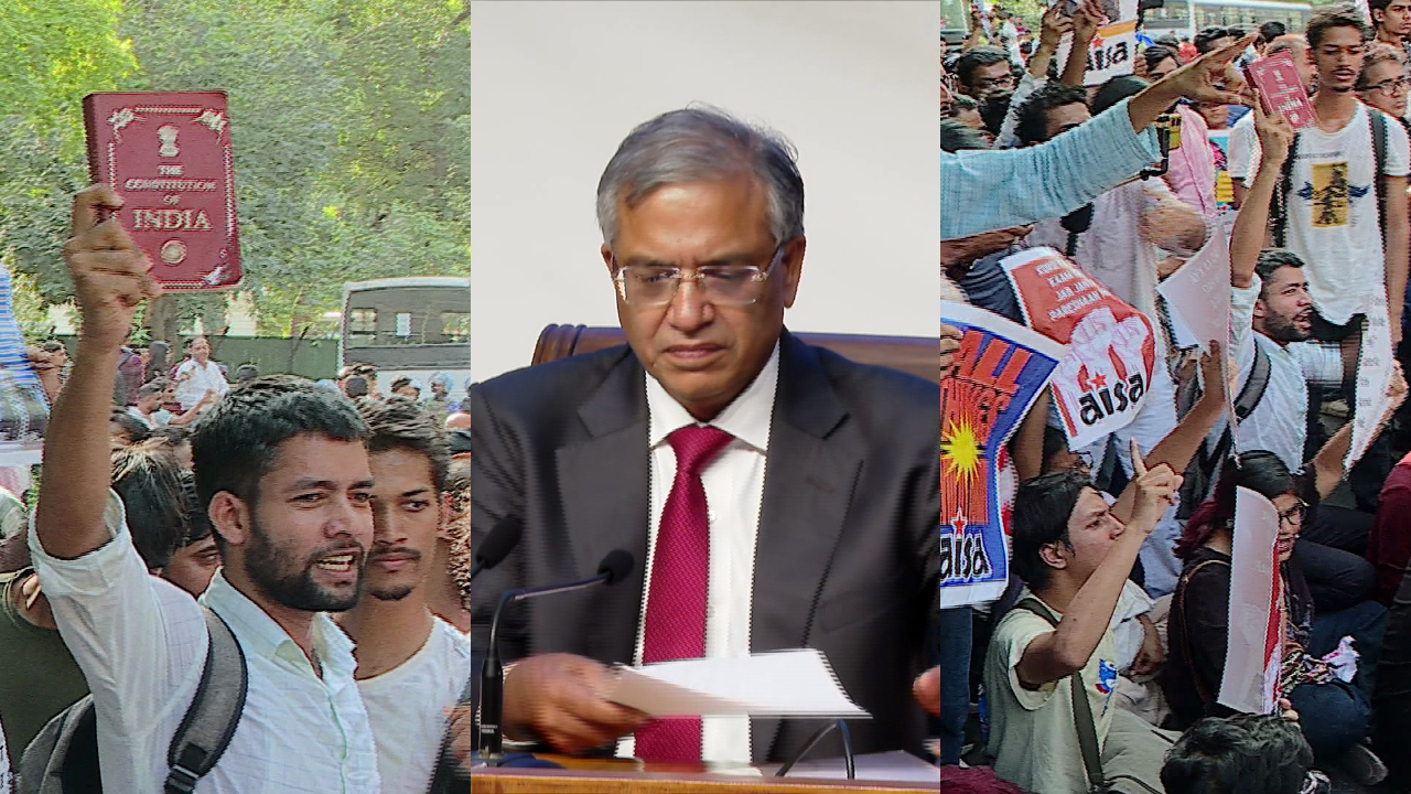 Gyanesh Kumar protest