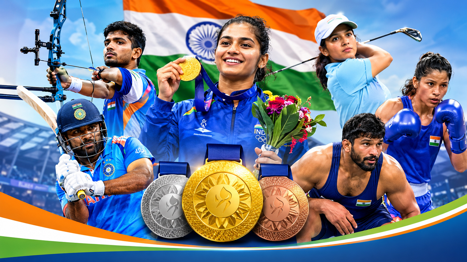 Asian games 2026 indian complete medal tally