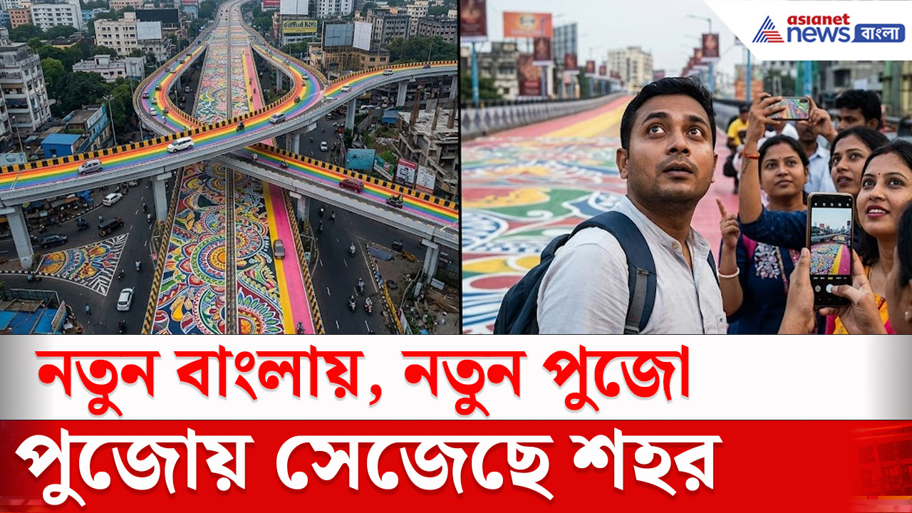 Kolkata News : পুজোয় এত রঙীন, এত বর্ণময় দেখায়নি কলকাতাকে