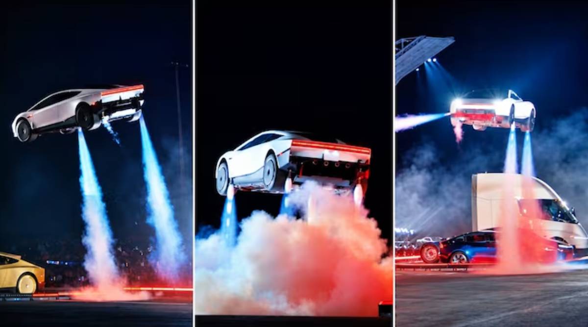 Tesla Roadster flying car reveal