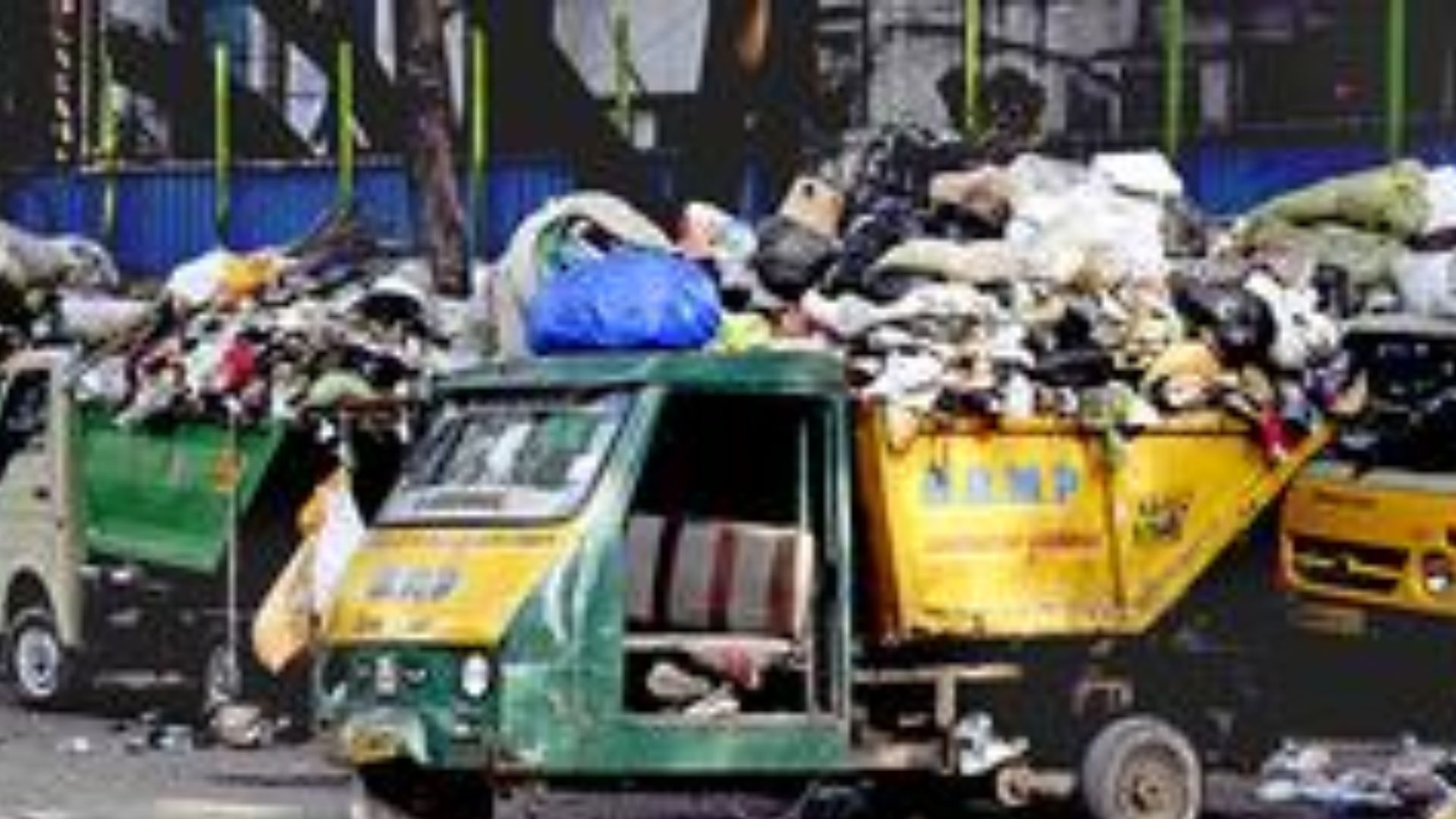 no vehicle come to collect garbage