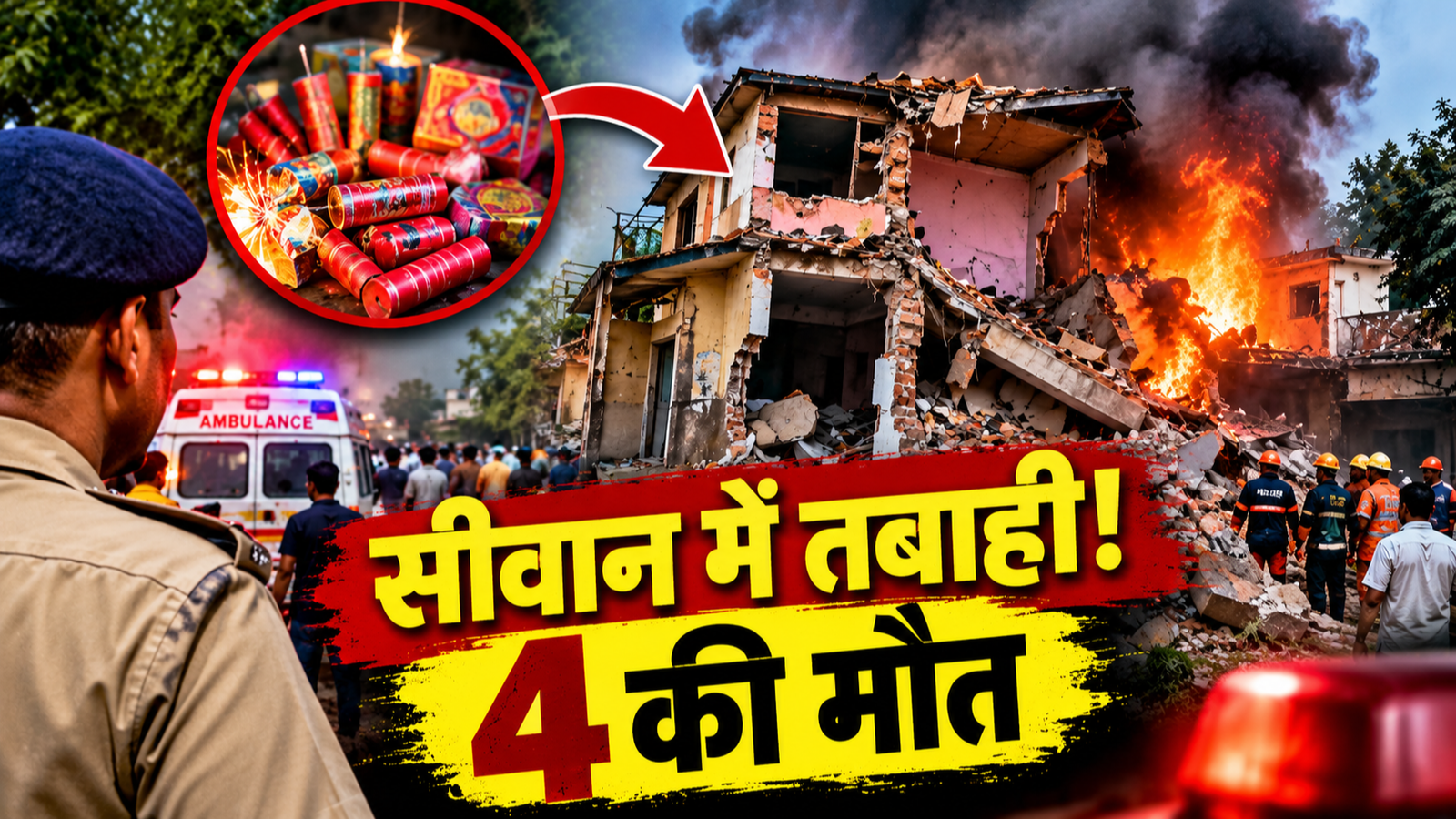 Siwan Firecracker Blast: घर के अंदर थे 7 लोग... फिर शुरू हुए एक के बाद एक धमाके