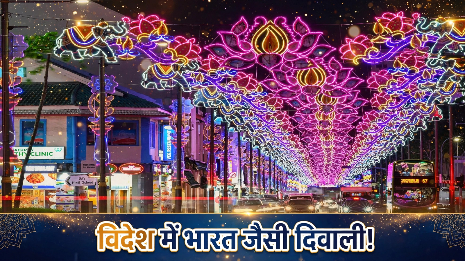 गजब का जश्न! विदेश में भारत जैसी दिवाली, सिंगापुर की सजावट देख रह जाएंगे हैरान