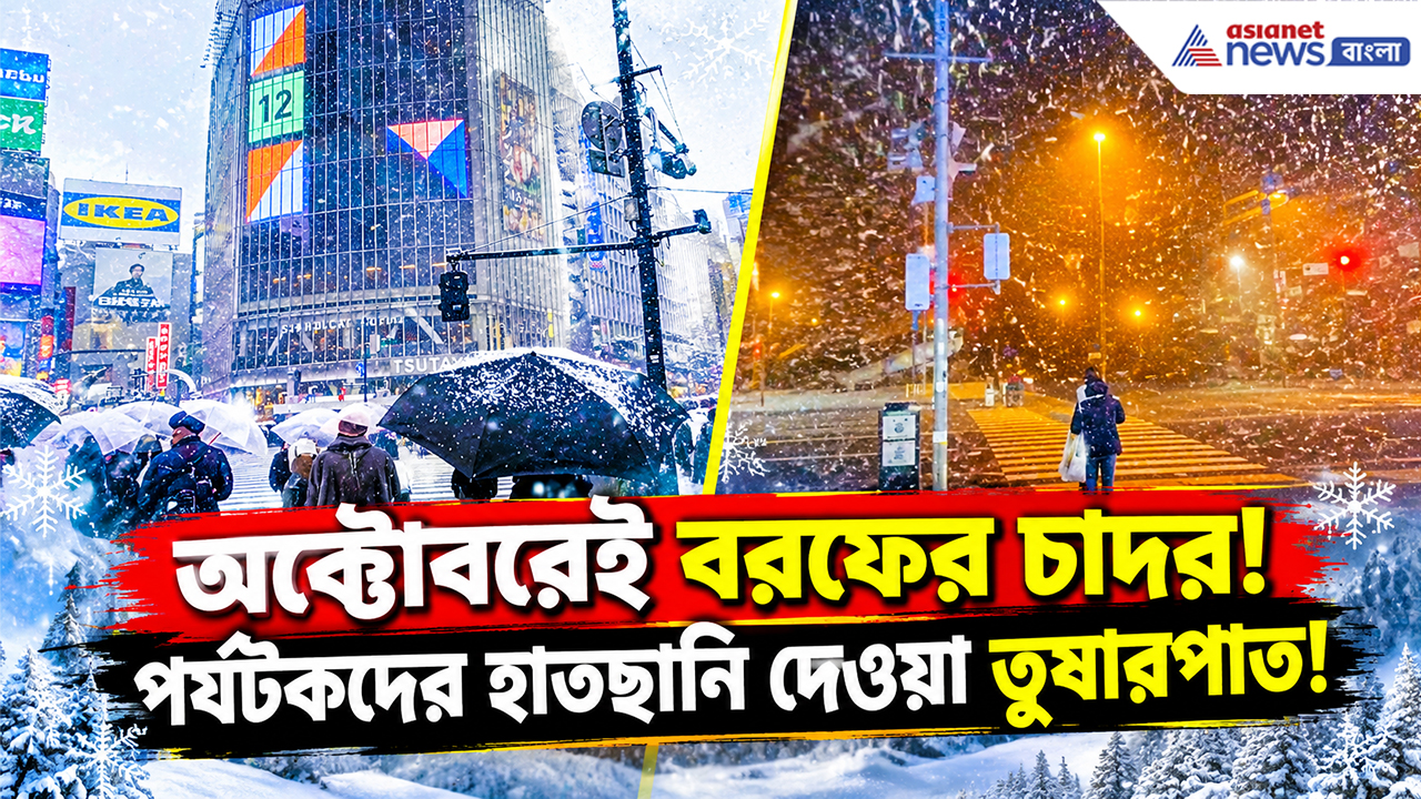 Japan Snowfall: জাপানে শীতের দাপট শুরু! ২২ সেন্টিমিটার বরফে ঢাকল এলাকা, কাঁপছে উত্তর জাপান