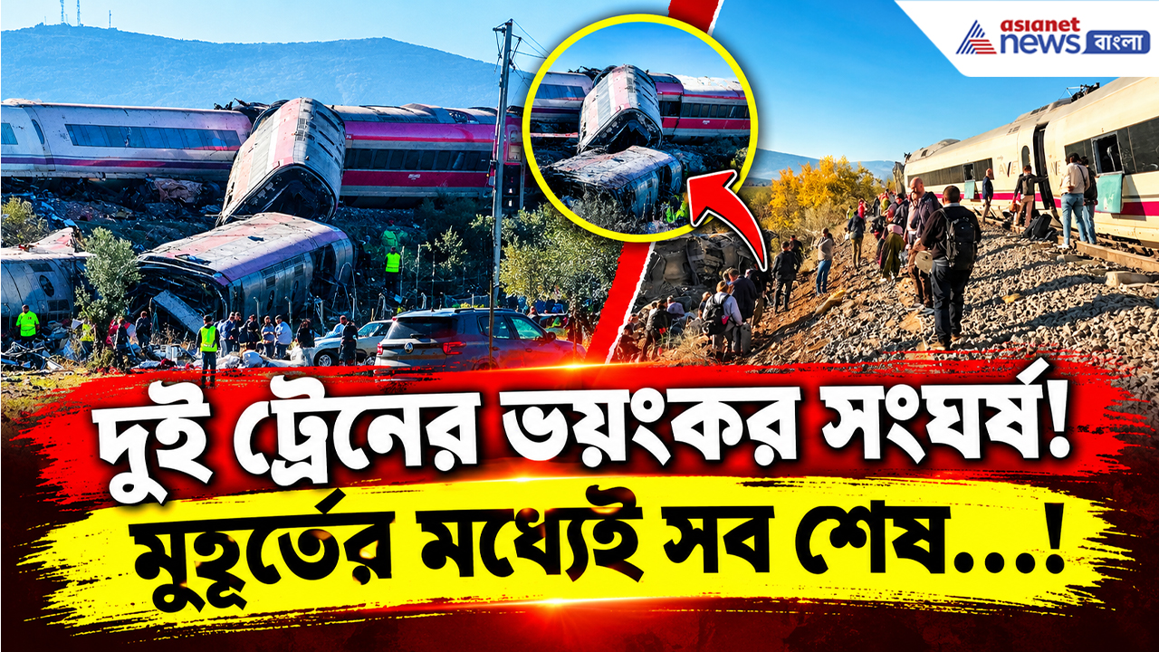Spain Train Accident News: দাঁড়িয়ে থাকা ট্রেনে সজোরে দ্রুতগতির ট্রেনের ধাক্কা! ৫৫ যাত্রীর জোড়া ট্রেনে ভয়াবহ দুর্ঘটনা