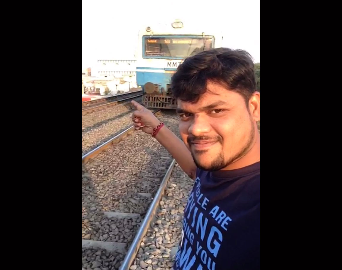 the selfie train video from Hyderabad is not fake