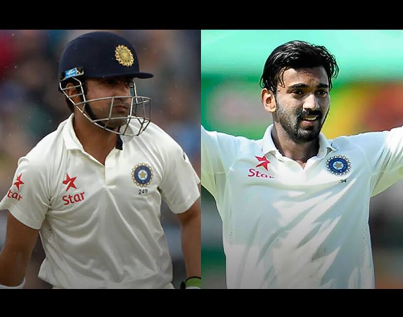 Is Gambhir is all set to lose his wicket to KL Rahul?