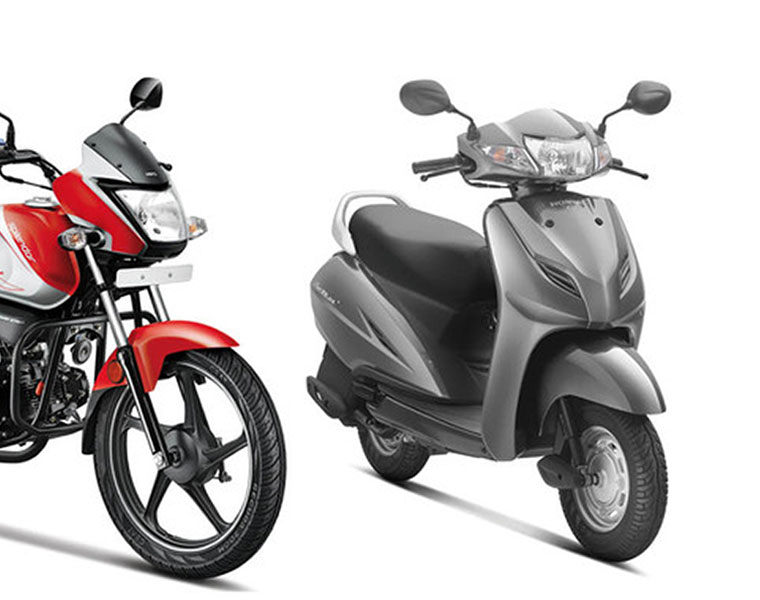 Two wheeler sales Apr 2019 Hero honda top of the table