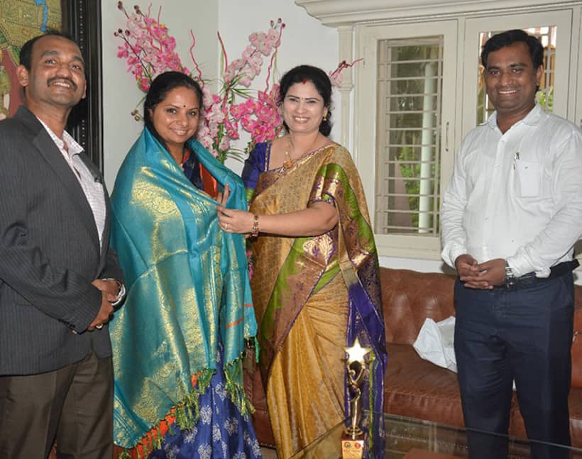 ఎంపి క‌విత‌కు ప్ర‌తిష్టాత్మ‌క నారీ ప్ర‌తిభా పుర‌స్కార్‌ అవార్డు
