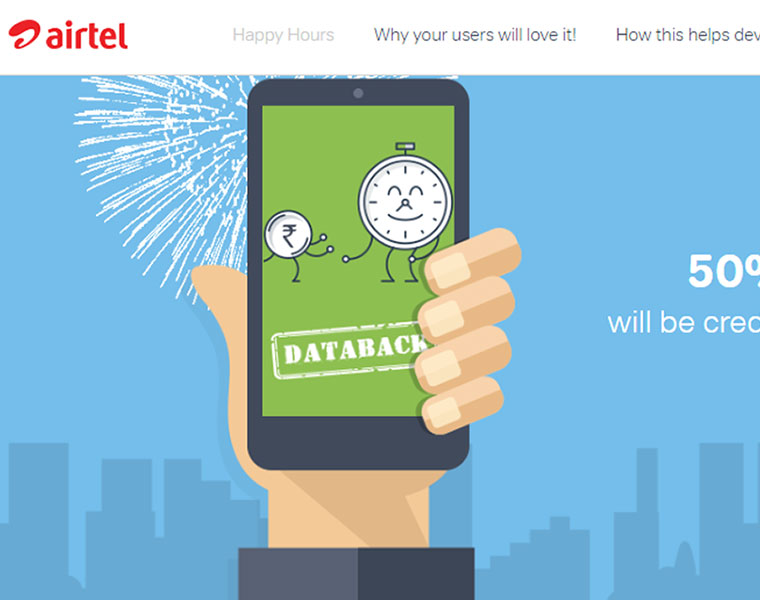 Airtel prepaid customers to get 50% data back in 'Happy Hours'