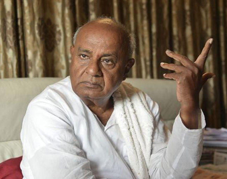 Former PM H D Devegowda Written Letter to CM Yediyurappa for Transfer Yadgir PSI