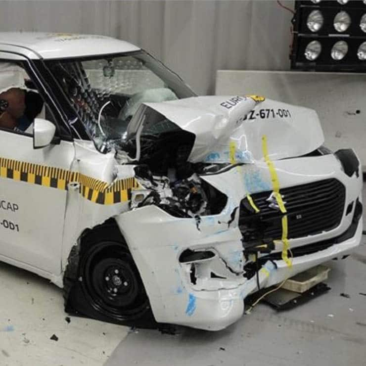 Made-in-India Suzuki Swift and Renault Duster Safety Rating Zero! Crash test failed miserably