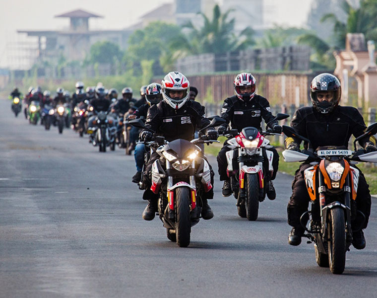 Motorcycle Brigade For Find Quarantine Violations