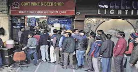 Liquor sales in Hyderabad, Unnatural bahaviour of a man