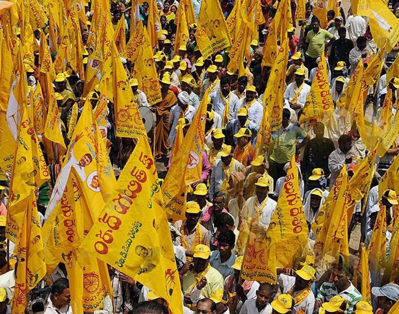 TDP organising a victory meeting in Nandyal