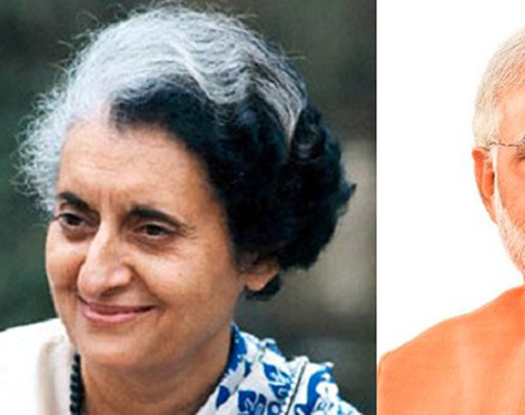 who was worng modi or Indira gandhi