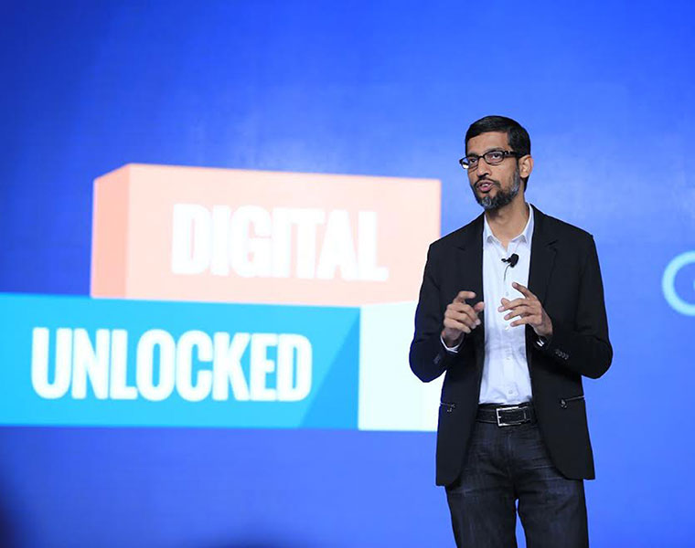 Google Sundar Pichai in India India