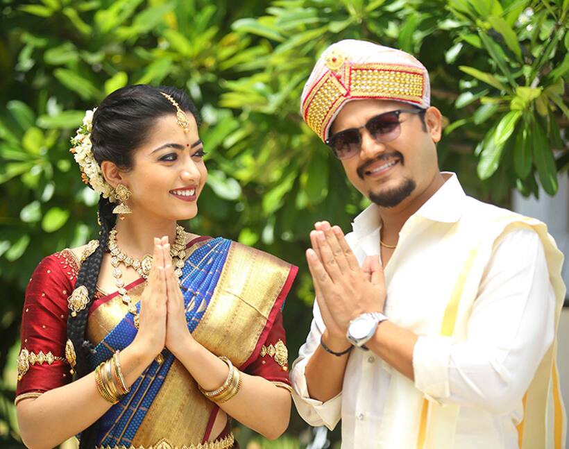 Rashmika Mandanna, Ganesh to show Chamak in Tollywood with Geetha Chalo (Picture Gallery)