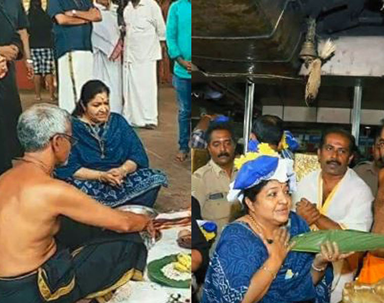 VIDEO Singer Chitra makes maiden visit to Sabarimala