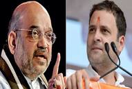 Amit Shah attacked Rahul Randhi one place foridiocy