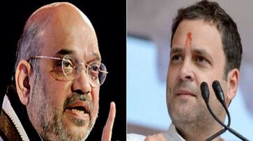 Amit Shah attacked Rahul Randhi one place foridiocy