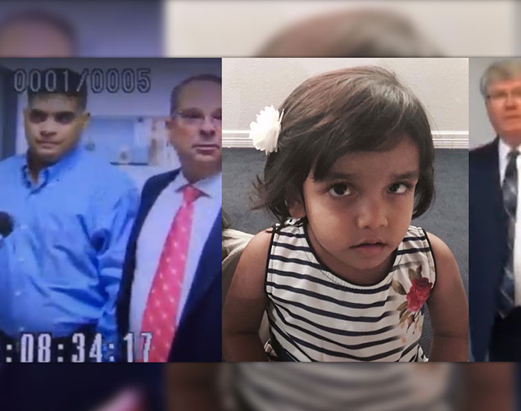 Sherin Mathews death Father admits to moving body after she choked on milk