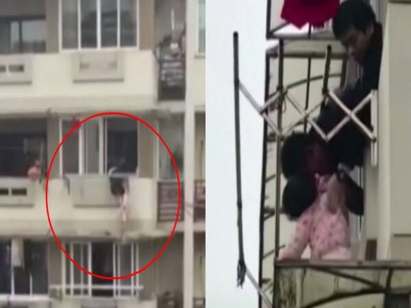 Kind hearted People Save Trapped Toddler in Chinas Hangzhou